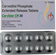 Carvistar CR 20 mg-Front