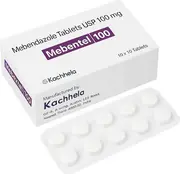 Mebentel 100 mg-front