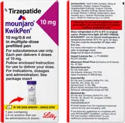 Mounjaro 10 mg KwikPen-Back
