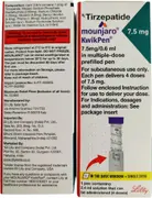 Mounjaro 7.5 mg KwikPen-Back