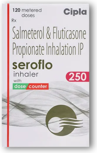 Seroflo 250 Inhaler 120 MD Front