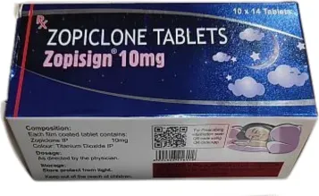 Zopisign 10 mg Zopiclone Packs